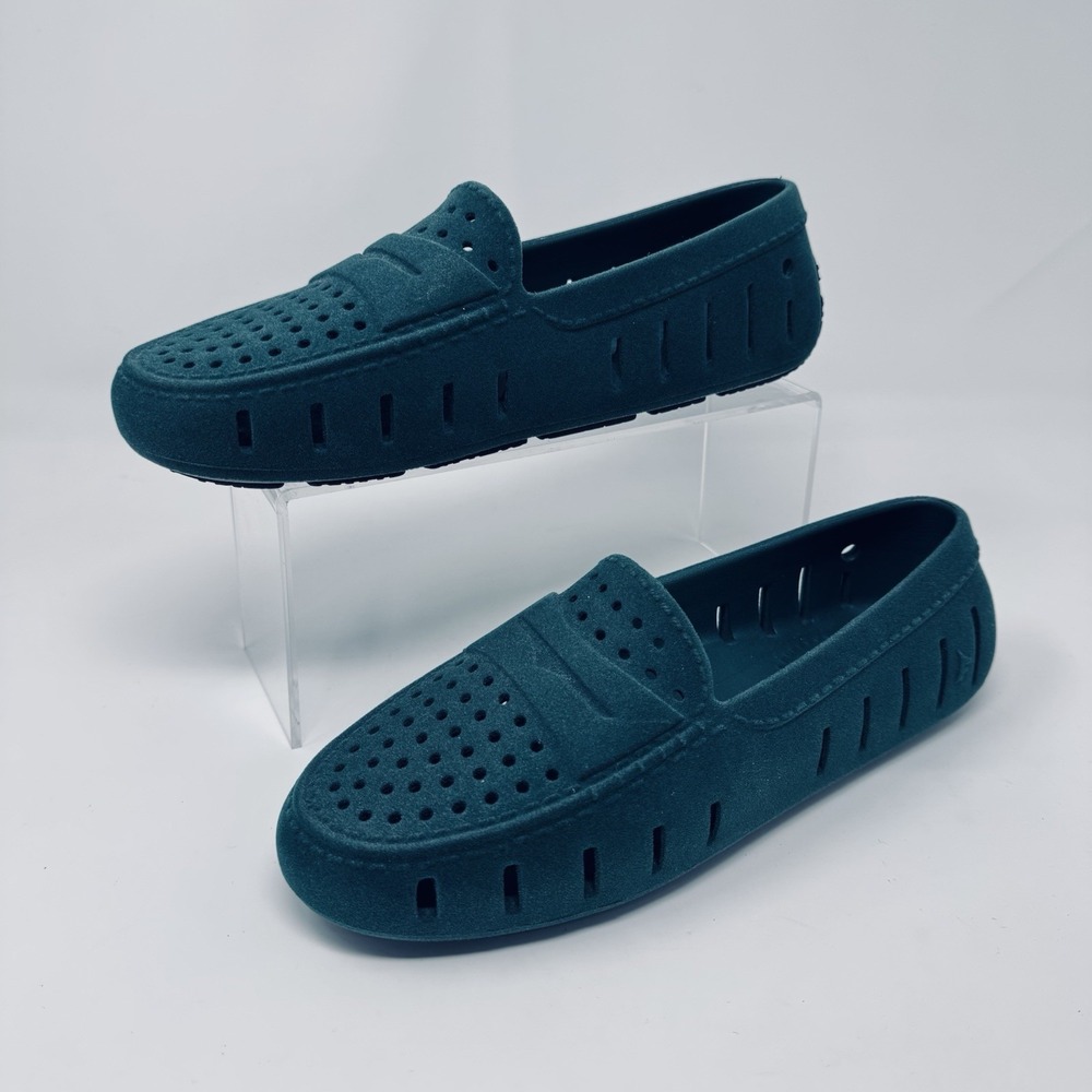 Floafers Posh 3.0 Driver Women 10 Emerald Vegan Suede Slip On Comfort Loafers - Picture 2 of 6